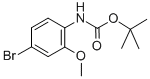 Structure of tert-butyl N-(4-bromo-2-methoxyphenyl)carbamate