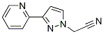 Structure of 2-(3-(pyridin-2-yl)-1H-pyrazol-1-yl)acetonitrile