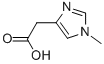 Structure of (1-METHYL-1H-IMIDAZOL-4-YL)-ACETIC ACID