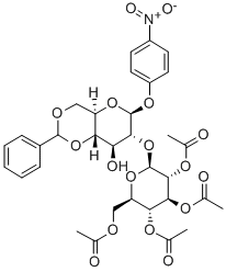Structure of 4-Nitrophenyl2-O-(2,3,4,6-tetra-O-acetyl-b-D-glucopyranosyl)-4,6-O-benzylidene-b-D-glucopyranoside