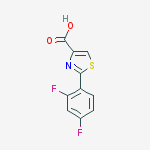 Structure of 2-(2,4-Difluorophenyl)thiazole-4-carboxylic acid
