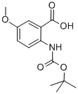 Structure of Benzoic Acid,2-[[(1,1-Dimethylethoxy)carbonyl]amino]-5-Methoxy