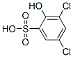 Structure of 3,5-dichloro-2-hydroxybenzenesulphonic acid