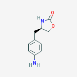 Structure of 2-Oxazolidinone, 4-[(4-aminophenyl)methyl]-, (4R)-