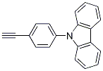 Structure of 9H-Carbazole, 9-(4-ethynylphenyl)-