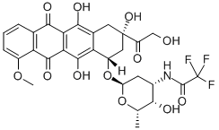 Structure of N-trifluoroacetyladriamycin