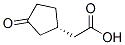 Structure of (1S)-3-Oxocyclopentane-1-acetic acid