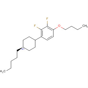 Structure of 1-Butoxy-2,3-difluoro-4-(trans-4-pentylcyclohexyl)benzene