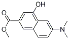 Structure of methyl 6-(dimethylamino)-4-hydroxy-2-naphthoate