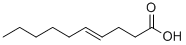 Structure of 4-Decenoic acid