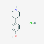 Structure of 4-Piperidin-4-ylphenol Hydrochloride