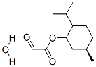 Structure of (1R)-(-)-Menthyl glyoxylate hydrate
