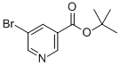 Structure of 5-BROMO-3-PYRIDINECARBOXYLIC ACID TERT-BUTYL ESTER