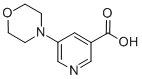 Structure of 5-MORPHOLIN-4-YL-NICOTINIC ACID