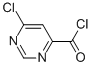 Structure of 4-Pyrimidinecarbonylchloride, 6-chloro-