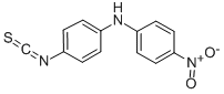 4-硝基-4-异硫氰基二苯胺结构式