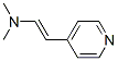 Ethenamine,N,N-dimethyl-2-(4-pyridinyl)-, (1E)-结构式