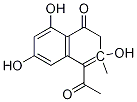 (3R,4R)-REL-4-乙酰基-3,4-二氢-3,6,8-三羟基-3-甲基-1(2H)-萘酮结构式