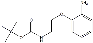 Structure of tert-butyl (2-(2-aMinophenoxy)ethyl)carbaMate