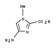Structure of 1H-Imidazole-2-carboxylicacid, 4-amino-1-methyl-