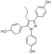 4,4,4-(4-PROPYL-[1H]-PYRAZOLE-1,3,5-TRIYL)TRISPHENOL结构式