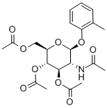 Structure of 2-METHYLPHENYL 2-ACETAMIDO-3,4,6-TRI-O-ACETYL-2-DEOXY-BETA-D-GLUCOPYRANOSIDE