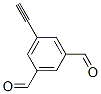 Structure of 1,3-BENZENEDICARBOXALDEHYDE,5-ETHYNYL-