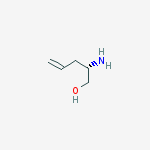 (S)-2-Amino-4-penten-1-ol结构式