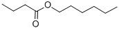 Structure of Hexyl butyrate