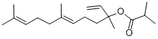 Structure of NEROLIDYL ISOBUTYRATE