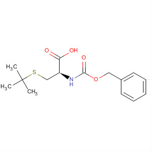 Structure of L-Cysteine, S-(1,1-dimethylethyl)-N-[(phenylmethoxy)carbonyl]-