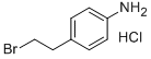 Structure of p-(2-Bromoethyl)anilineHydrochloride