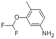 Structure of Benzenamine, 3-(difluoromethoxy)-4-methyl-