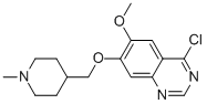 Structure of 4-chloro-6-methoxy-7-[(1-methyl-4-piperidinyl)methoxy]-Quinazoline