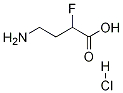 4-Amino-2-fluorobutanoic acid hydrochloride结构式