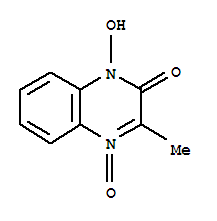 1-Hydroxy-3-methylquinoxalin-2(1H)-one 4-oxide结构式
