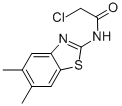 Structure of 2-CHLORO-N-(5,6-DIMETHYL-BENZOTHIAZOL-2-YL)-ACETAMIDE