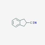 Structure of 1H-Indene-2-carbonitrile, 2,3-dihydro-