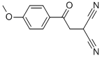 Structure of 2-(2-OXO-2-(4-METHOXYPHENYL)ETHYL)MALONONITRILE