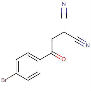 Structure of Propanedinitrile, [2-(4-bromophenyl)-2-oxoethyl]-