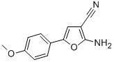Structure of 2-AMINO-5-(4-METHOXY-PHENYL)-FURAN-3-CARBONITRILE