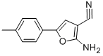 2-AMINO-5-P-TOLYL-FURAN-3-CARBONITRILE结构式