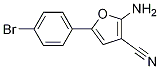 Structure of 2-AMino-5-(4-broMophenyl)furan-3-carbonitrile