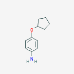4-cyclopentyloxyaniline结构式