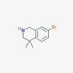 Structure of 7-Bromo-4,4-dimethyl-1,2,3,4-tetrahydroisoquinoline