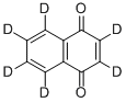 Structure of 1,4-NAPHTHOQUINONE-D6