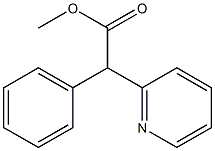 Structure of PHENYLPYRIDYLMETHYL ACETATE