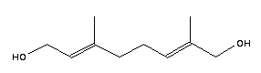 TRANS,TRANS-2,6-DIMETHYL-2,6-OCTADIENE-1,8-DIOL)结构式