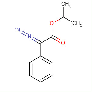Benzeneacetic acid, a-diazo-, 1-methylethyl ester结构式