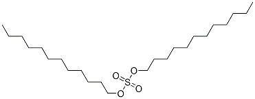 Structure of Sulfuric acid didodecyl ester